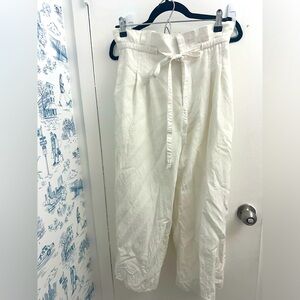 White paper bag linen pants - Club Monaco